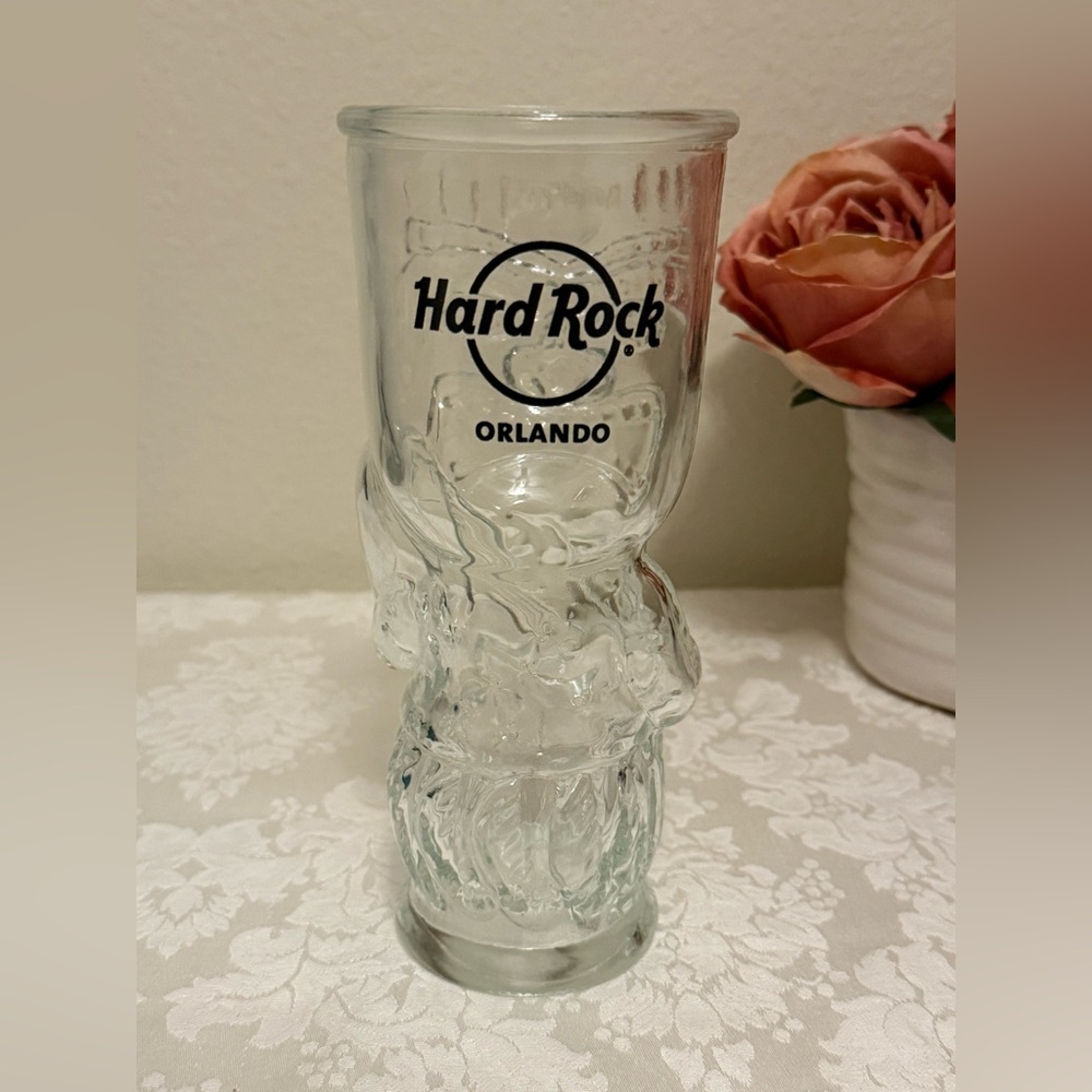 Tiki Glass Hard Rock Cafe Orlando Drink Cocktail Margarita Collectable NEW